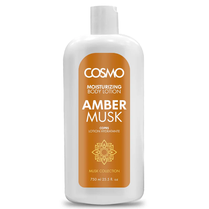 MOISTURIZING AMBER MUSK BODY LOTION – 750ML (ARABIC / BALIGH)