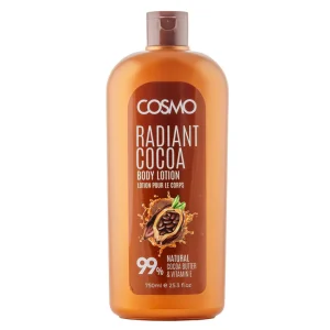 RADIANT COCOA BODY LOTION 99% NATURAL – 750ML WITH PUMP