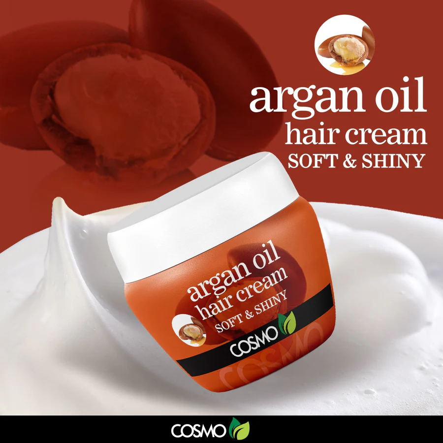 Cosmo Argan Oil Hair Cream Soft & Shiny - 500ml - Image 2