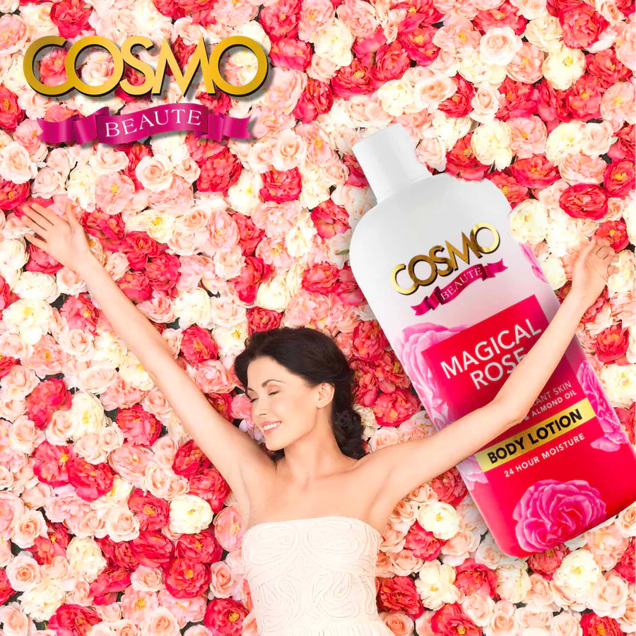 Cosmo Beaute Magical Rose Moisturizing Body Lotion - 750ml - Image 2