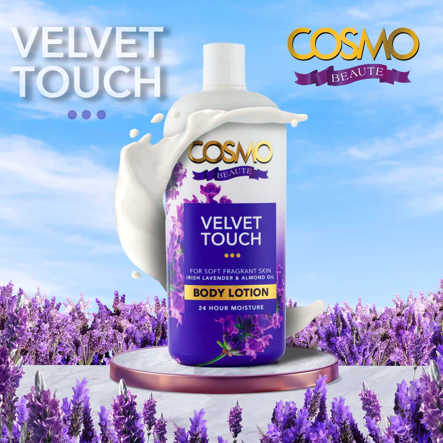 Cosmo Beaute Velvet Touch Moisturizing Body Lotion - 750ml - Image 2