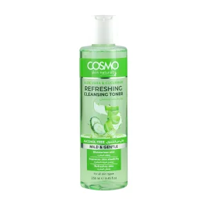 Cosmo Skin Naturals Aloe Vera & Cucumber Refreshing Cleansing Toner - 250ml