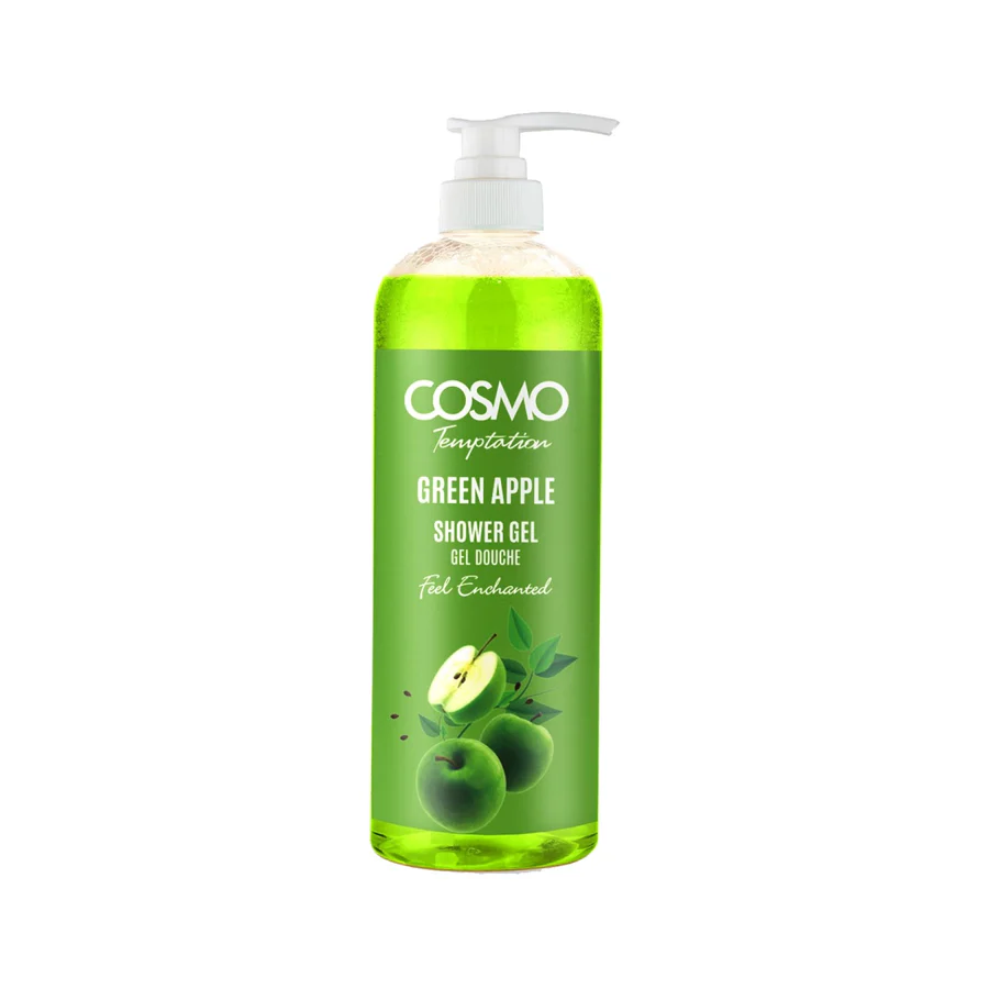 Cosmo Temptation Green Apple Shower Gel - 1000 & 480ml