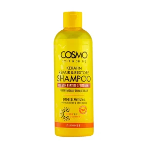 Cosmo Soft & Shine Keratin Repair Restore Shampoo - 480ml