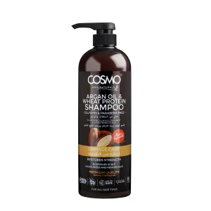 Cosmo Hair Naturals Argan Oil Wheat Protein Shampoo - 1000ml