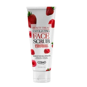 Cosmo Beauty Treat Exfoliating Strawberry & Raspberry Face Scrub - 170ml