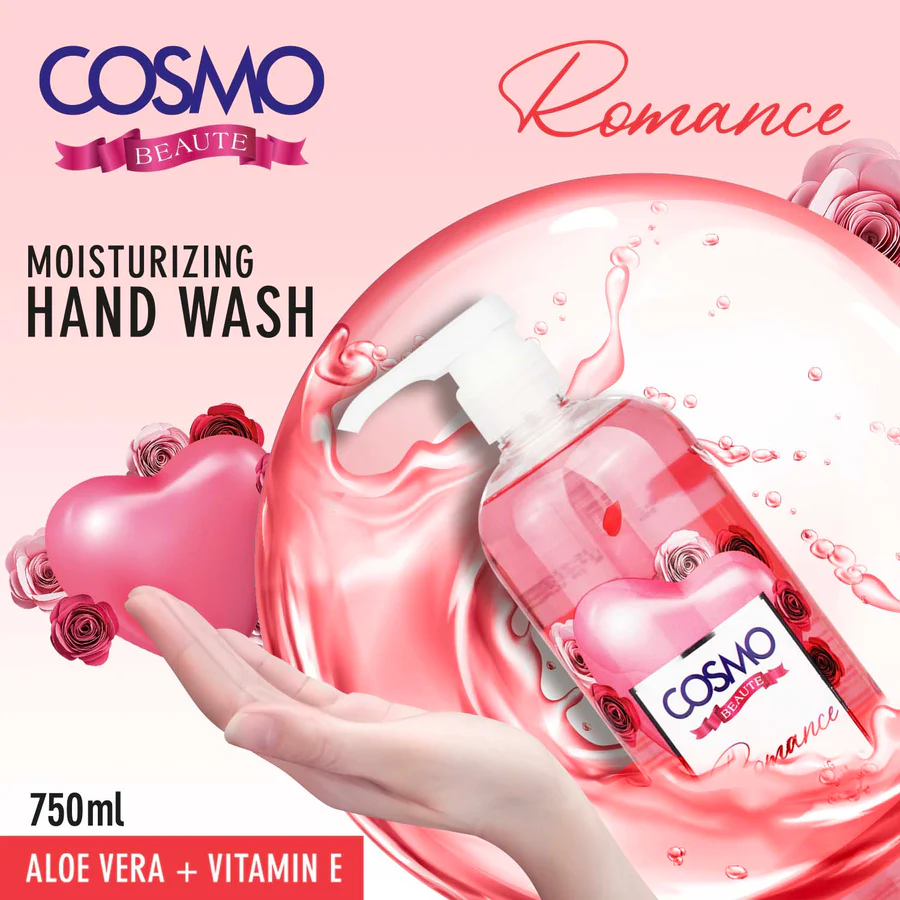 Cosmo Beaute Romance Moisturizing Hand Wash - 750ml - Image 2