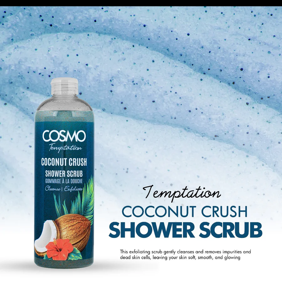 Cosmo Temptation Coconut Crush Shower Scrub - 1000ml - Image 2