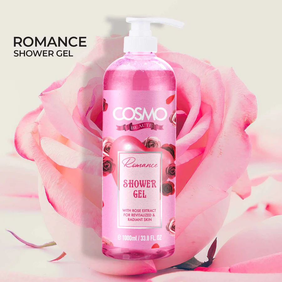 Cosmo Beaute Romance Shower Gel - 1000ml - Image 2