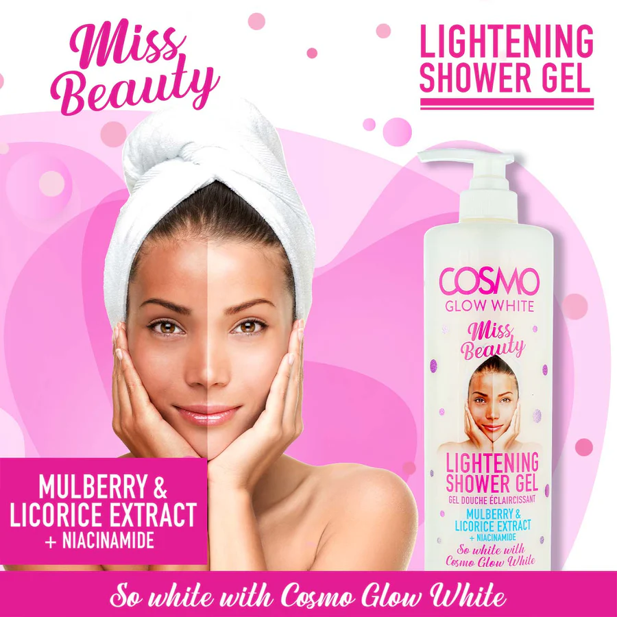 Cosmo Glow White Lightening Shower Gel - 1000ml - Image 2